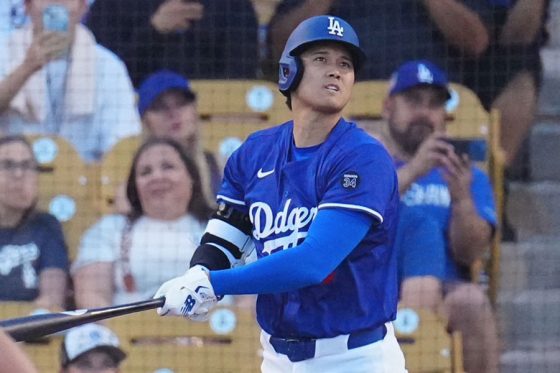 大谷のHRに同僚が「引いてる」　着弾地点で"お手上げ"「おかしいと思ってそう」 | Full-Count