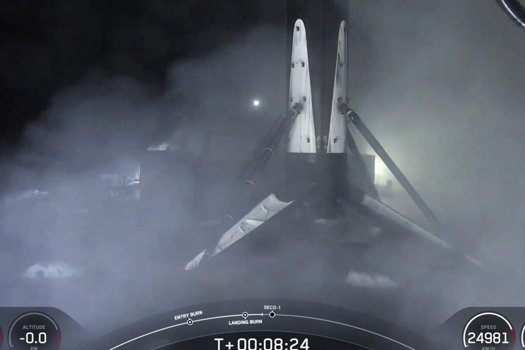 スペースX、「ファルコン9」ロケットのブースターを喪失–着陸脚の損傷で転倒 - UchuBiz
