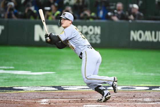 止まらぬ阪神21歳に騒然「世界にバレてまう」　メジャー攻略の技あり打が「天才打者」 | Full-Count