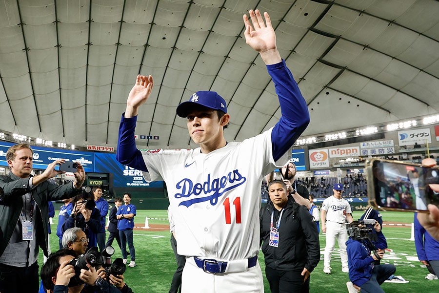 ドジャース・佐々木朗希【写真：Getty Images】