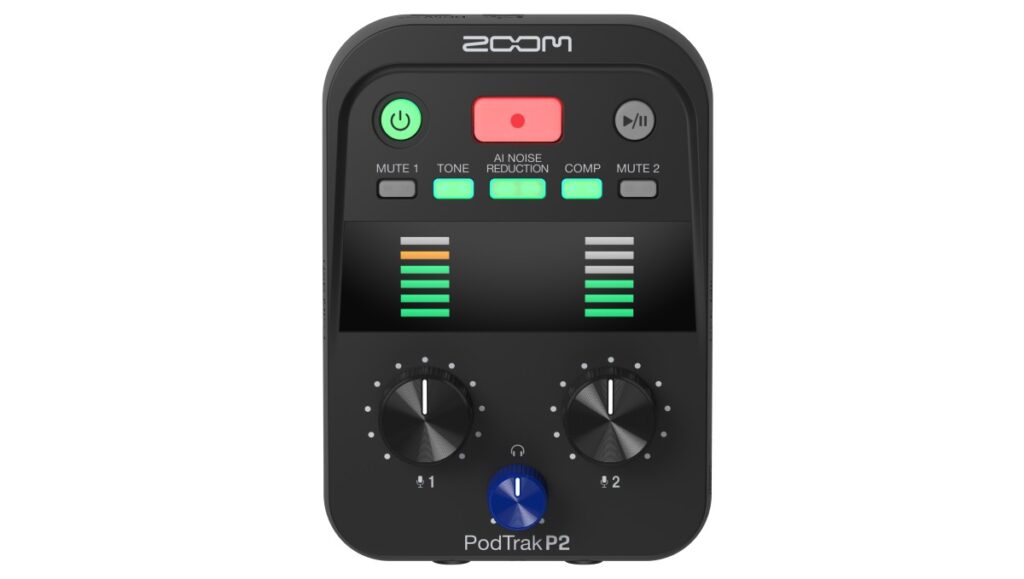 AI学習で邪魔なノイズをカット！ 世界初のUSBマイク用ポッドキャストレコーダー「PodTrak P2」 | GetNavi web ゲットナビ