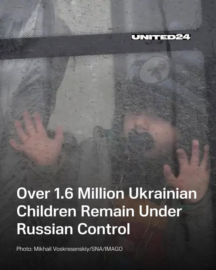 強制送還された人やまだ占領されている領土にいる人を含め、160万人以上の子供がロシアの支配下に残っています