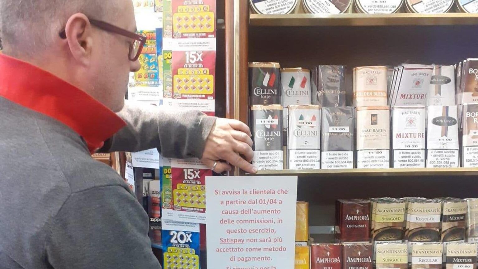 Satispay、Angry Tobacconistの反乱：「私たちはもうそれを使用しません」