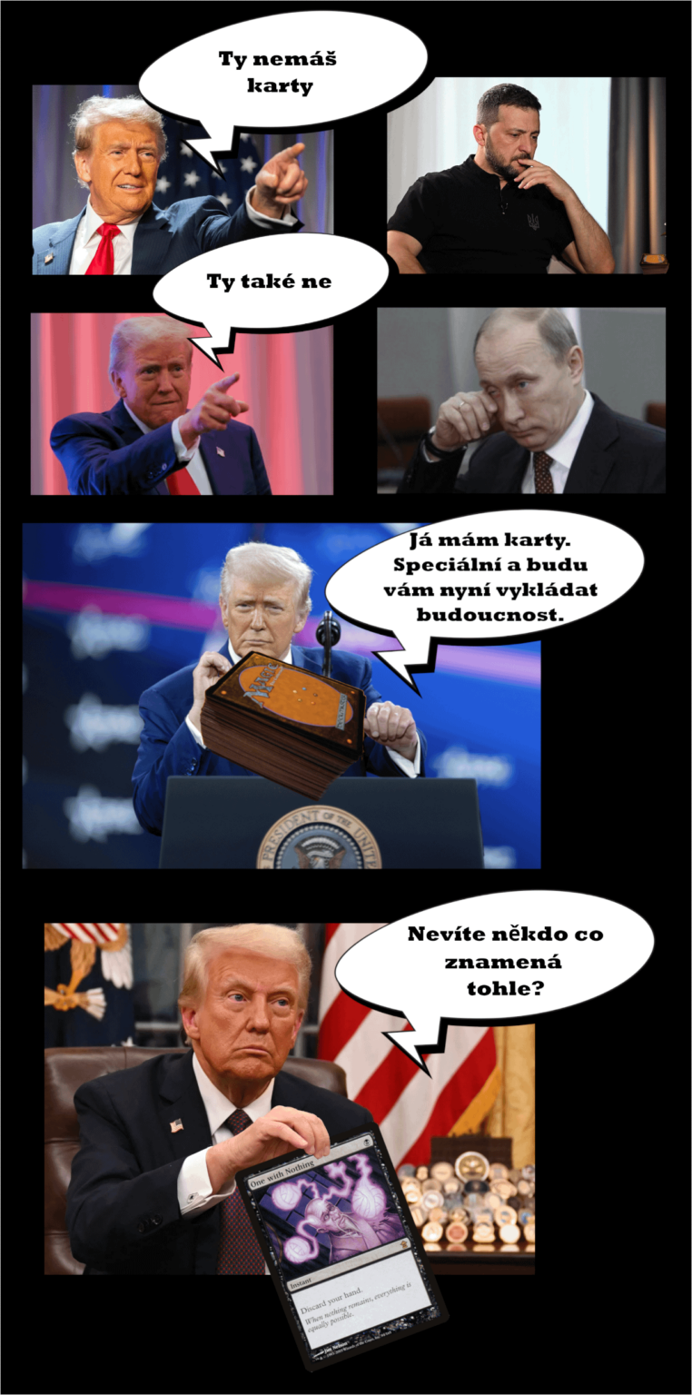 トランプはカードを解釈します