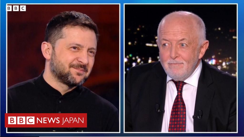 ゼレンスキー氏、「子供たちが隠れず街を歩けることが目標」　プーチン氏絡めた冗談も - BBCニュース