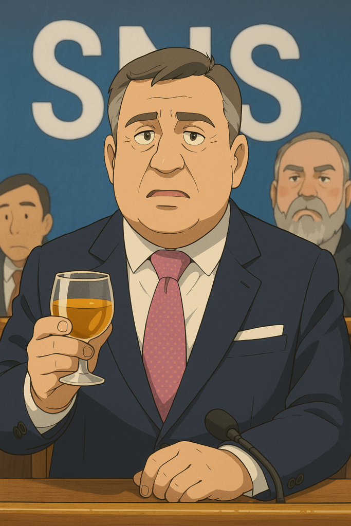 スロバキアの政治に触発されたアニメーション映画を作っていませんか？