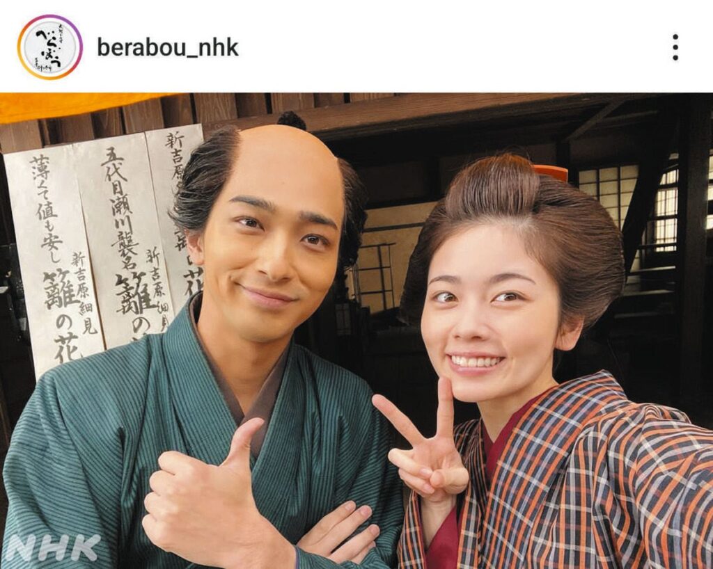 「べらぼう～蔦重栄華乃夢噺～」公式インスタグラムから