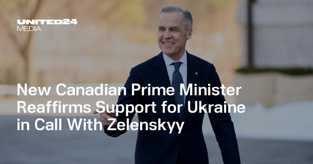 新しいカナダの首相は、Zelenskyyとの呼びかけでウクライナへの支持を再確認します