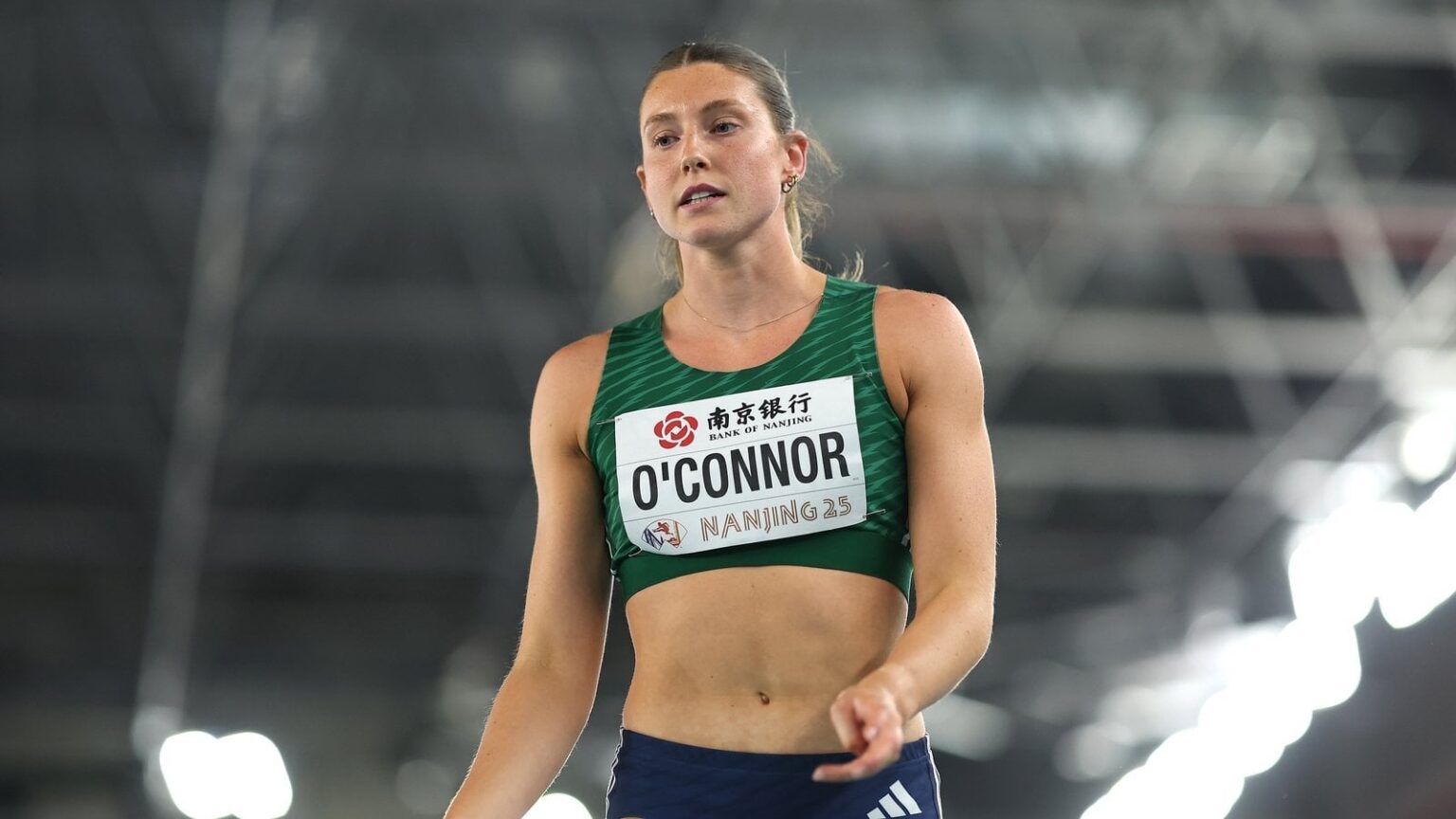 O'Connorは、World Indoor Championshipsで2位になります