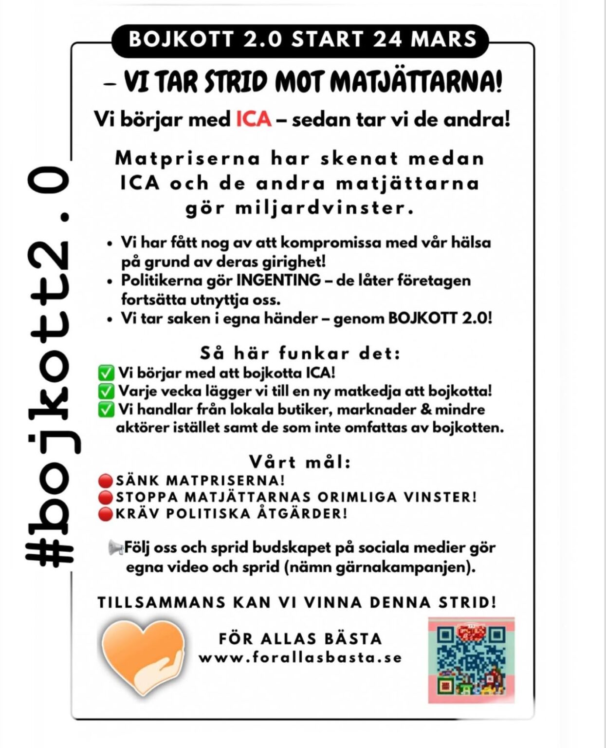 12週目以降、ボイコットに何が起こるのか疑問に思う人のために：ICA + Arla Boycotts 13