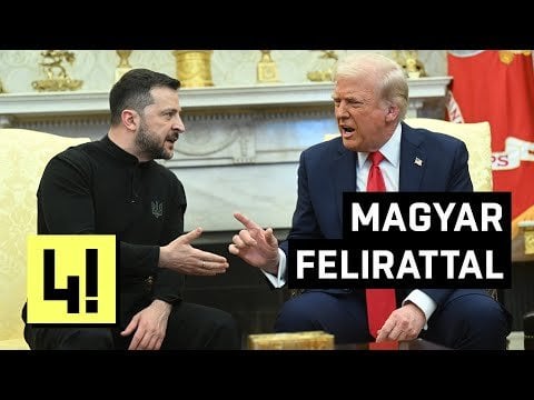 トランプの最も厳しい瞬間 - ゼンスキー会議 - ハンガリー語の字幕と