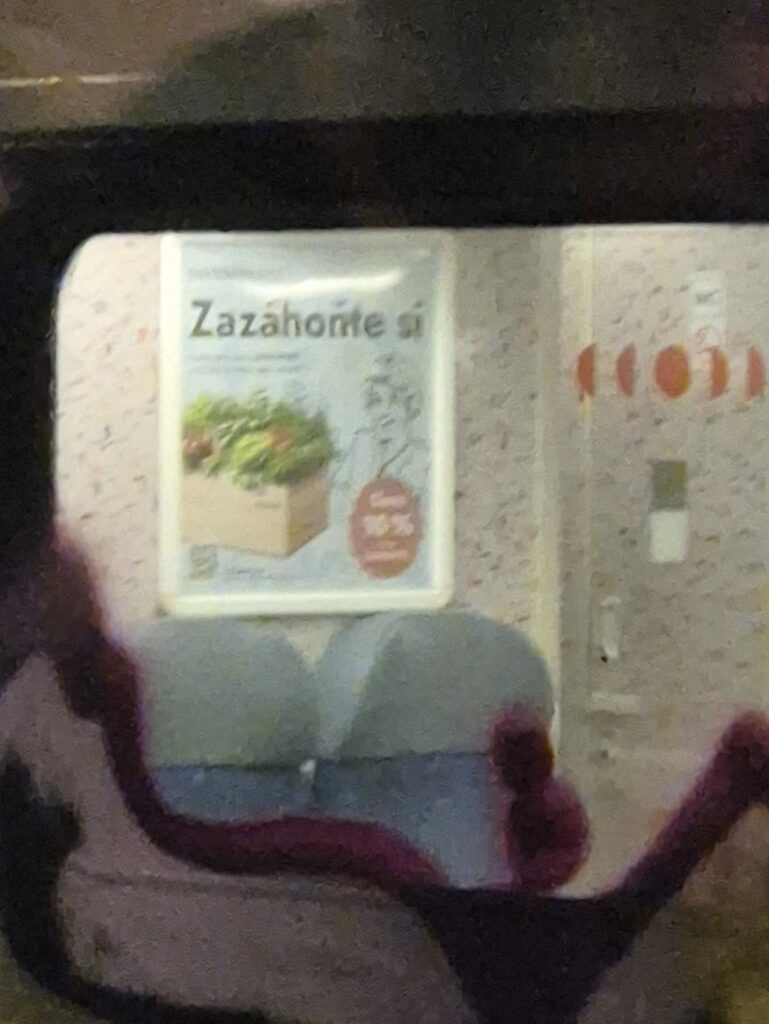 電車での興味深い広告