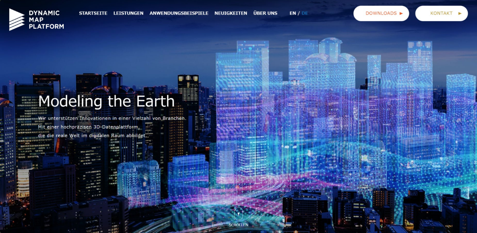 (お知らせ) Dynamic Map Platform Europe, GmbH コーポレートサイトをオープン (お知らせ) Dynamic Map Platform Europe, GmbH コーポレートサイトをオープン