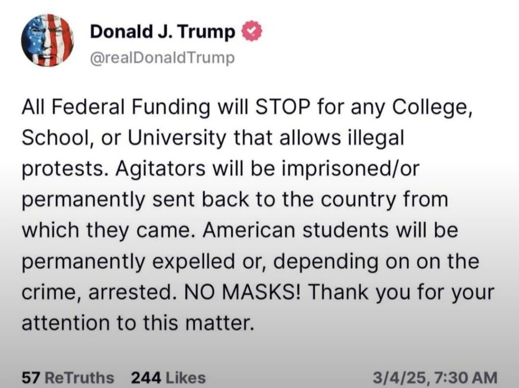 オレンジ人は、人々がトランプのウクライナの裏切りに反対するのを防ぐために、完全な速度で権威主義的なリーダーシップに切り替えようとしています。米国はリアルタイムで独裁政権になりつつあります。