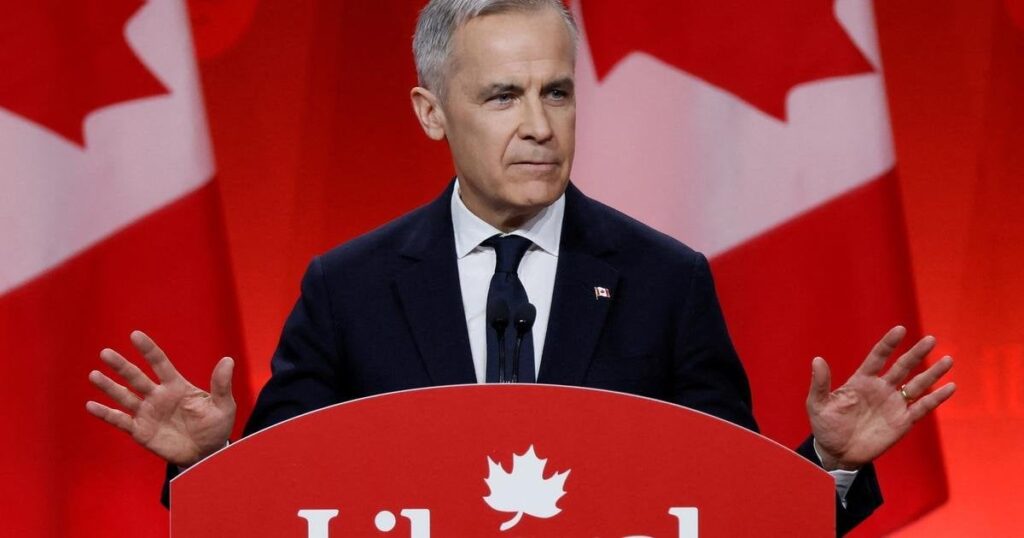 新しいカナダ人首相マークカーニー：カナダは「アメリカが私たちに敬意を表すまで」まで留まるために留まる