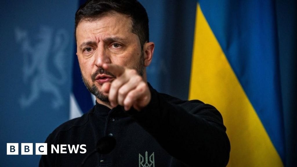 ゼレンスキーはロシアに、和平交渉に先立って「不必要な」要求を落とすように言います