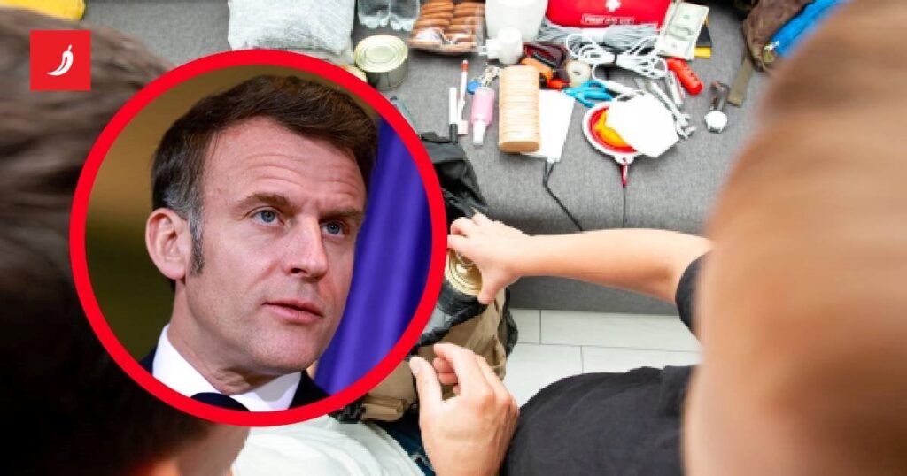 フランス人はサバイバルマニュアルを受け取ります。マクロン：準備ができてほしい