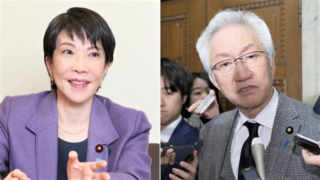 【性事】「政局うどんと書かないで」自民・高市氏　総裁交代唱える西田昌司氏に米粉うどん差し入れ