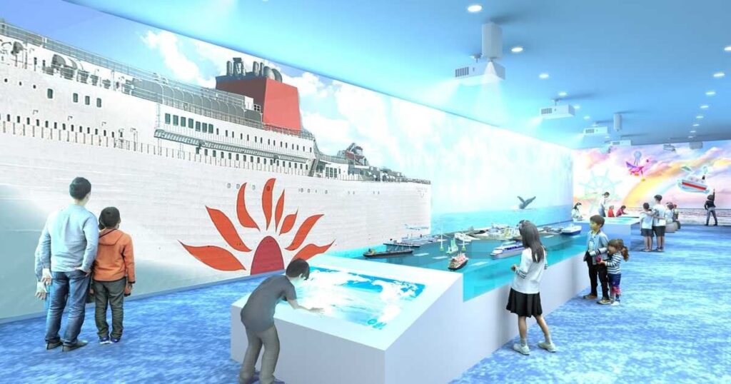 大阪で操船体験いかが 商船三井が7月にミュージアム 万博で水素生産の次世代船模型も