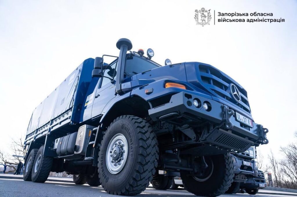 ドイツからウクライナに最近寄付されたさまざまな非軍事/二重使用機器