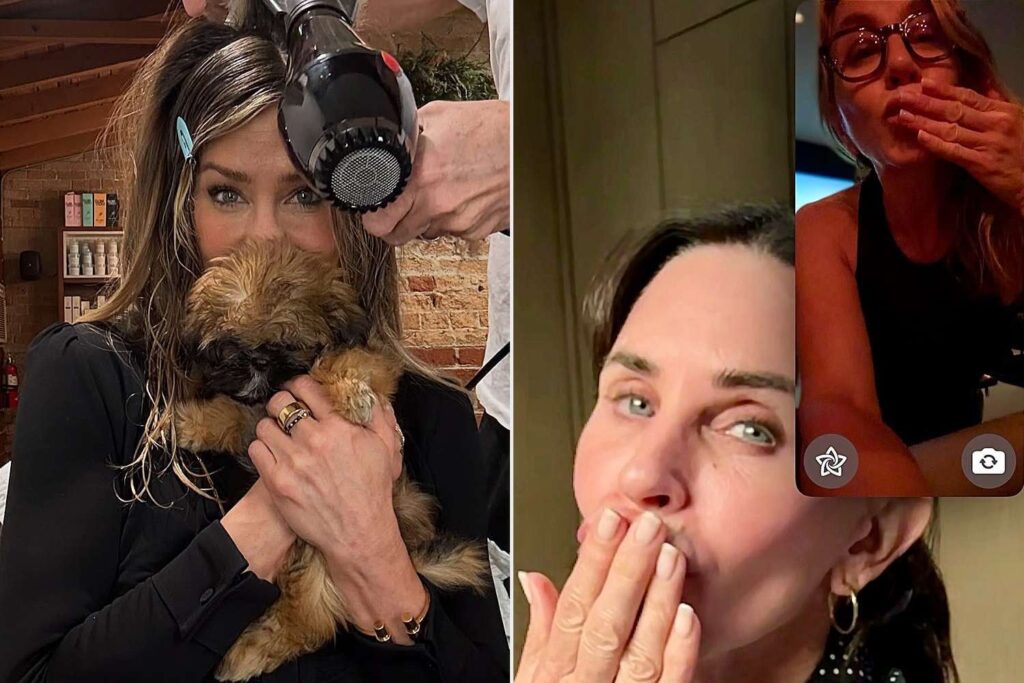 ジェニファー・アニストンは、率直な写真捨て場でサンドラ・ブロックや他の有名な仲間と珍しい写真を共有しています：「最近の人生」