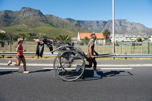 Japanese man ends 6,000km Africa rickshaw trek in Cape Town