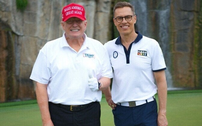 Stubbは、トランプの砕氷船購入の約束でゴルフを取得しました