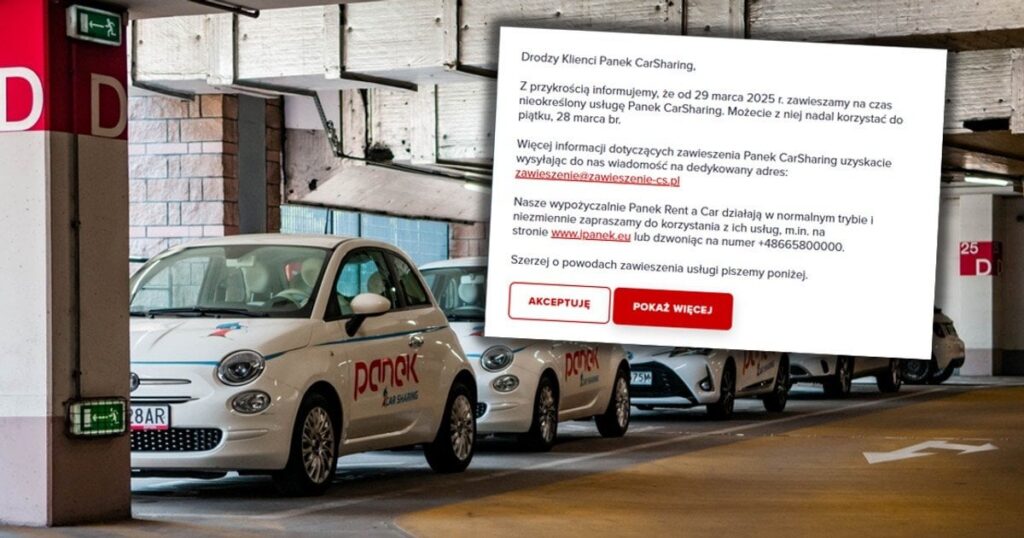 Carsharing Company Panekはその活動を一時停止します