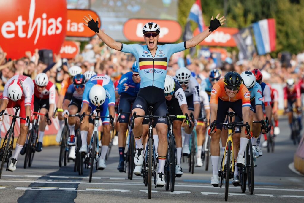 メルリールがヨーロッパ選手権を制覇　ベルギーに初の王者ジャージもたらす - ロードヨーロッパ選手権2024 男子エリートロードレース | cyclowired