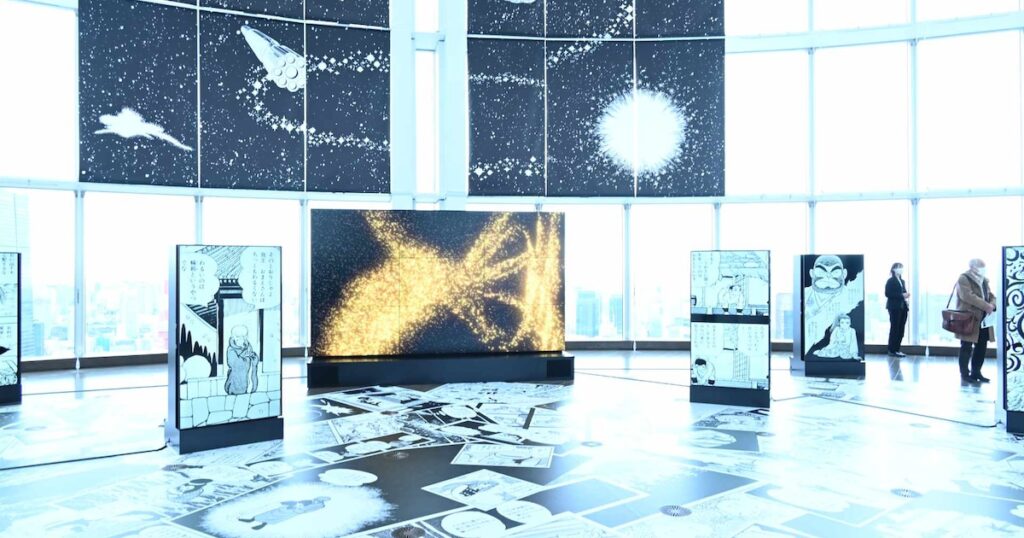 【イベントレポート】明日開幕の「火の鳥」展 エントランスにコマぎっしり、約400点の原画を間近で鑑賞 - コミックナタリー
