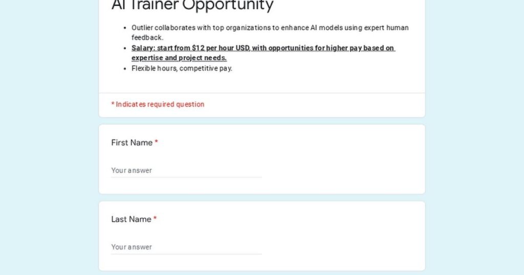 [Ansettelse] コーディング、数学、言語のAI-Trainers-Expertsが求められています（母国語のユーザーが大歓迎）良い給料でリモートワーク