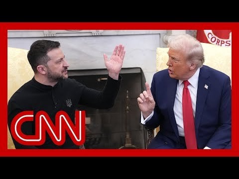 JD VanceとTrump Trample Zelenskyは世界のテレビ放送の前で