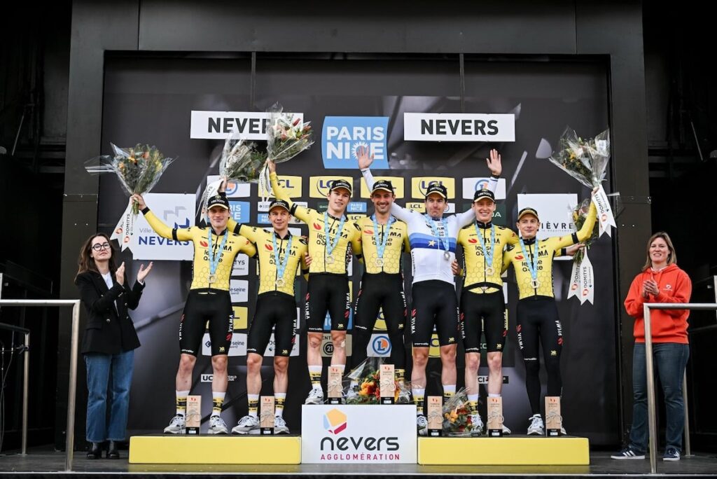 ヴィスマが最速タイム　昨年覇者ジョーゲンソンがマイヨジョーヌ着用 - パリ〜ニース2025第3ステージ | cyclowired