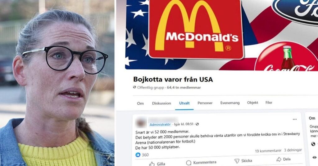 ほぼ3分の1スウェーデン人が米国の商品をボイコットしました