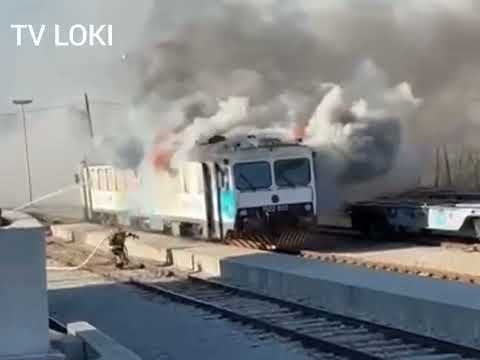 ルポグラバでは、1981年の旅客列車を燃やしました