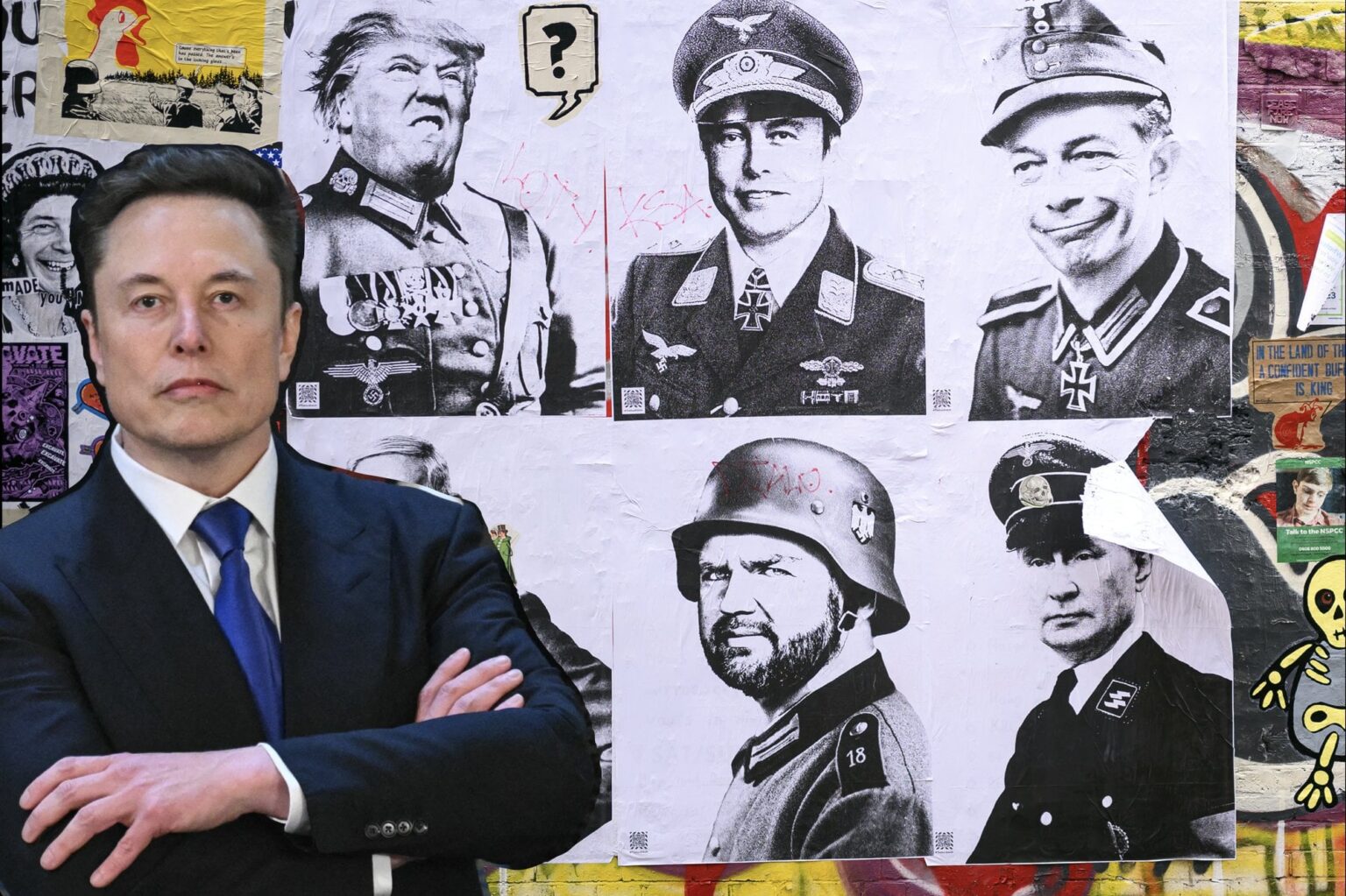 マスクは、ナチスの独裁者を免除したことで反発の後、ヒトラーが「数百万人を殺害した」ことを認めています