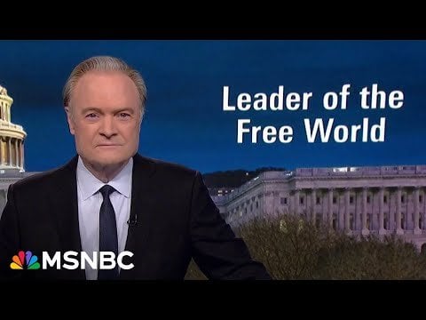 👉ローレンス：プーチンとのサイディングでは、トランプは「自由世界のリーダーと擁護者」としての私たちを捨てています。