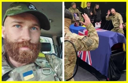 キエフで、彼らはニュージーランドのfall落した戦士に別れを告げました。国際軍団の仲間がマオリ・ハカ・ウォリアー・ダンスを演奏しました
