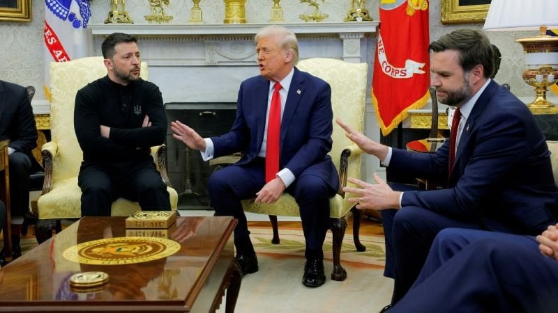 トランプは、ウクライナ人が去るように言われるように命じた、とホワイトハウスの役人は言う