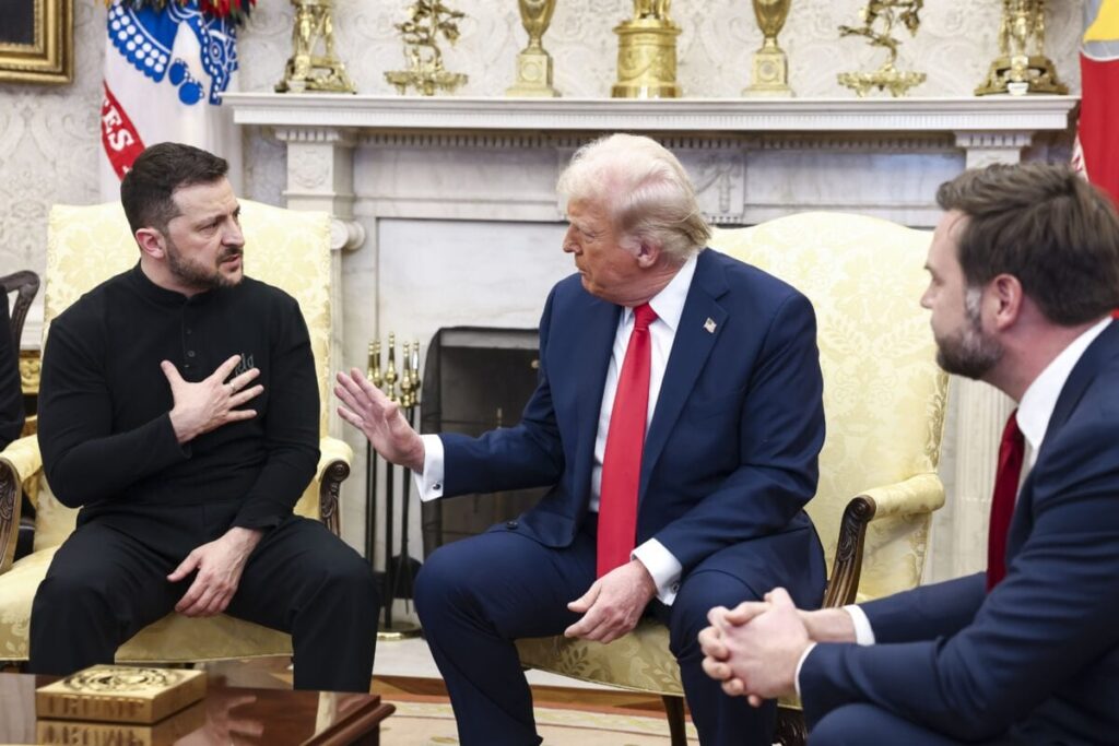 トランプ - カメラのゼレンスキー - 彼は彼をホワイトハウスから追い出した