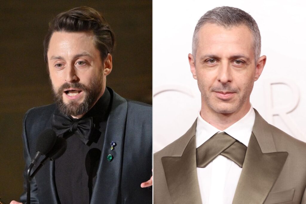 2025年にステージで眠っていたとき、キーラン・カルキンが継承の共演者ジェレミー・ストロングに言ったことはここにあります