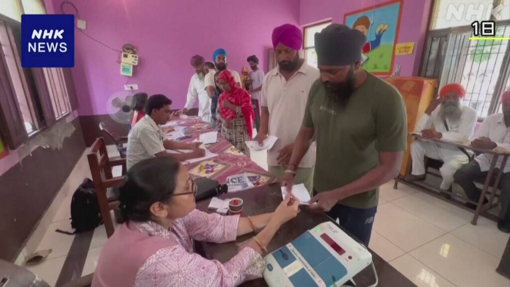 インド総選挙 開票作業開始 モディ首相 異例の3期目維持の勢い | NHK
