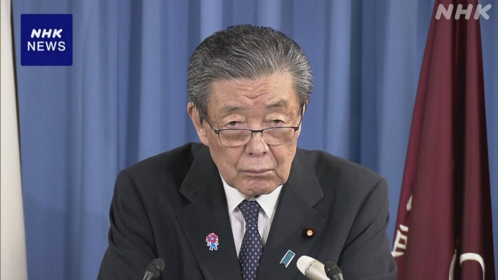 商品券配付問題 自民幹事長「調査 今のところ考えていない」 | NHK