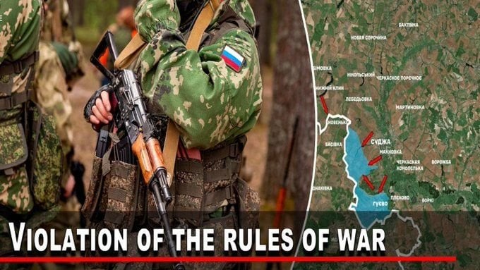 ロシアはウクライナを責める方法を探しているが、それ自体はすべての戦争の規則に違反します。負傷した降伏した兵士を解き、救急車を攻撃し、医者を殺す