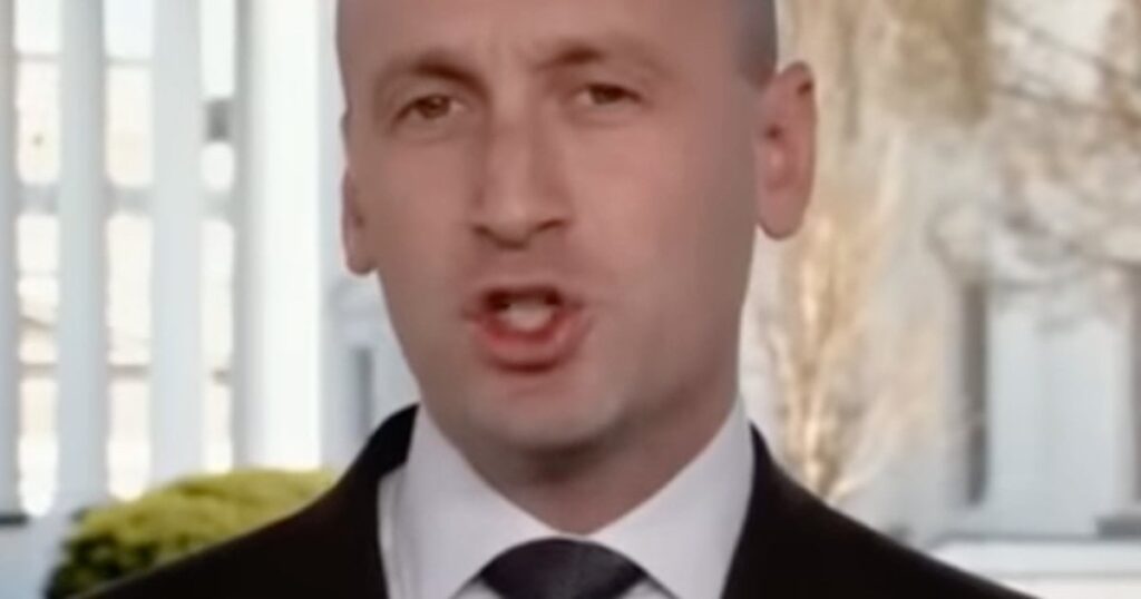 Stephen Millerは、MSNBCのアナリストがトランプに質問することを敢えてした後、オンエアのかんしゃくを投げます