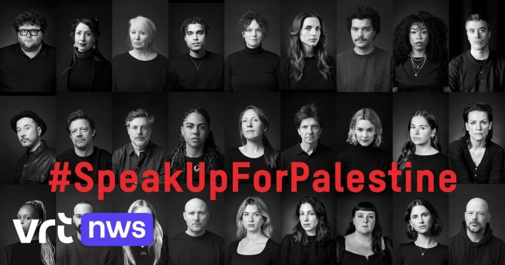 Pommelien Thijs、Koen Wauters、Nora Gharib、および100 bv以上のBVがイスラエルの暴力に反対しています：「ベルギーはもっとやらなければならない」