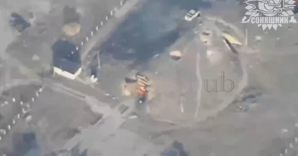 GBU-62航空爆弾を使用したロシアの地下司令部のMIG-29空爆。 2025年3月、Kherson地域のOleshki。