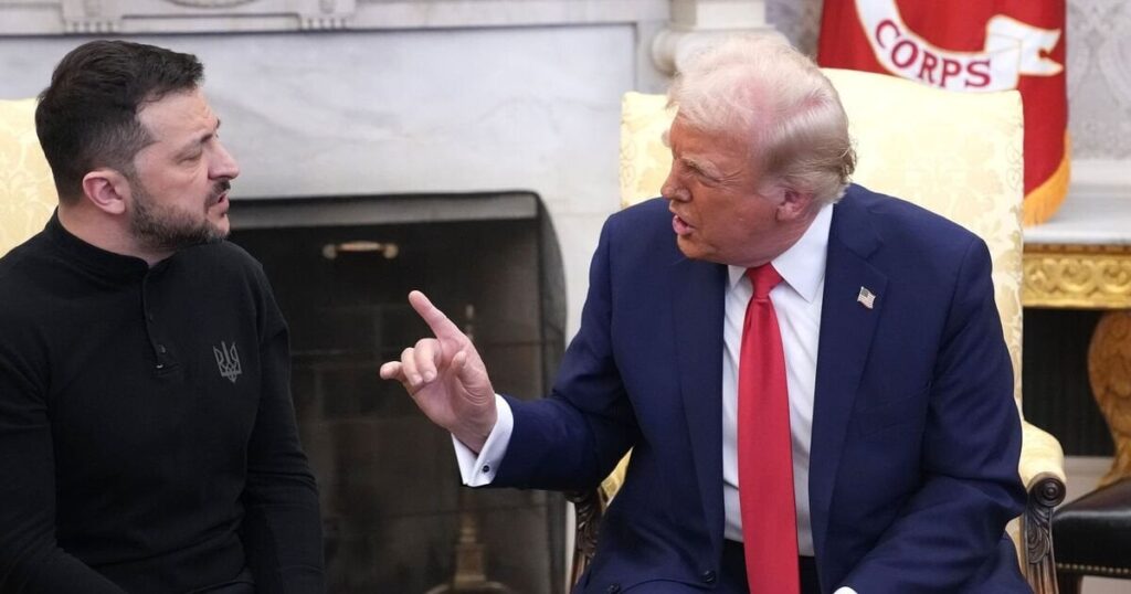 トランプとゼレンスキーの会議に関するロシアの寒い一言の評決