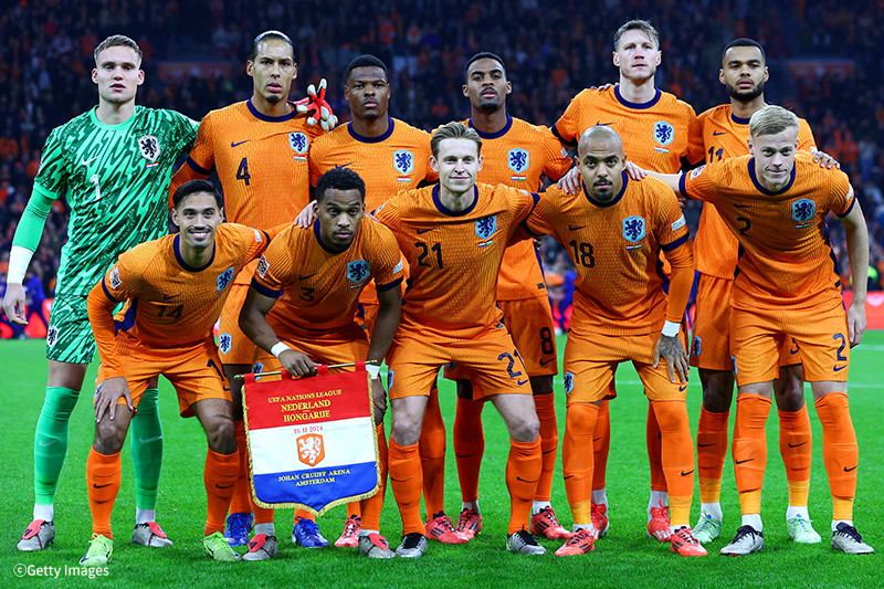 オランダ代表メンバー
