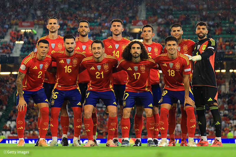 スペイン代表メンバー